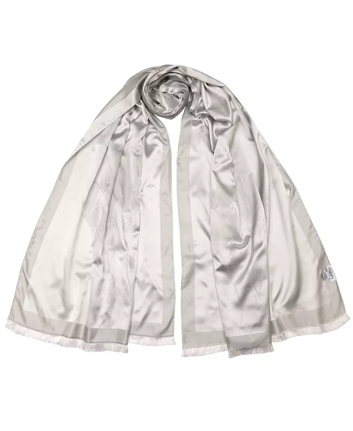 Fortuna - Шелковый шарф/палантин для женщин Elizabetta, серебряный
Fortuna - Шелковый шарф/палантин для женщин Elizabetta, серебряный