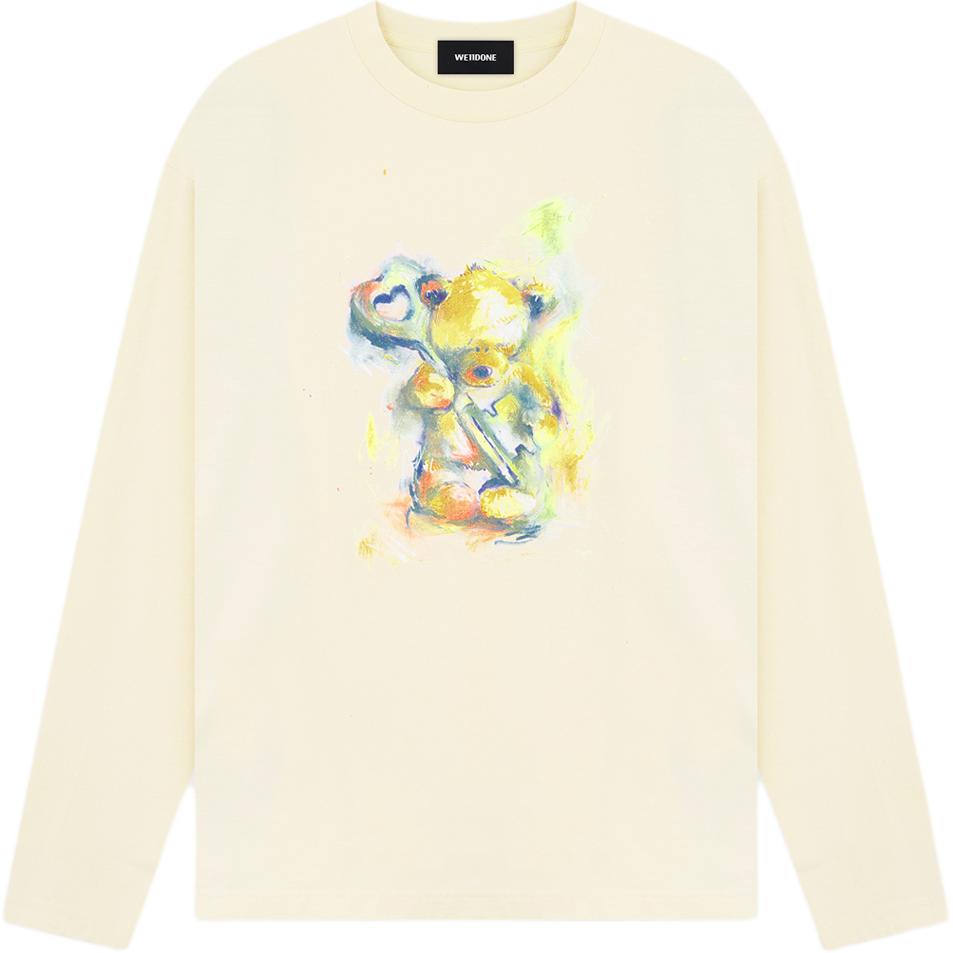 Футболка с рукавом дроп-шилдер женская бежевая WE11DONE
Футболка с рукавом дроп-шилдер женская бежевая WE11DONE