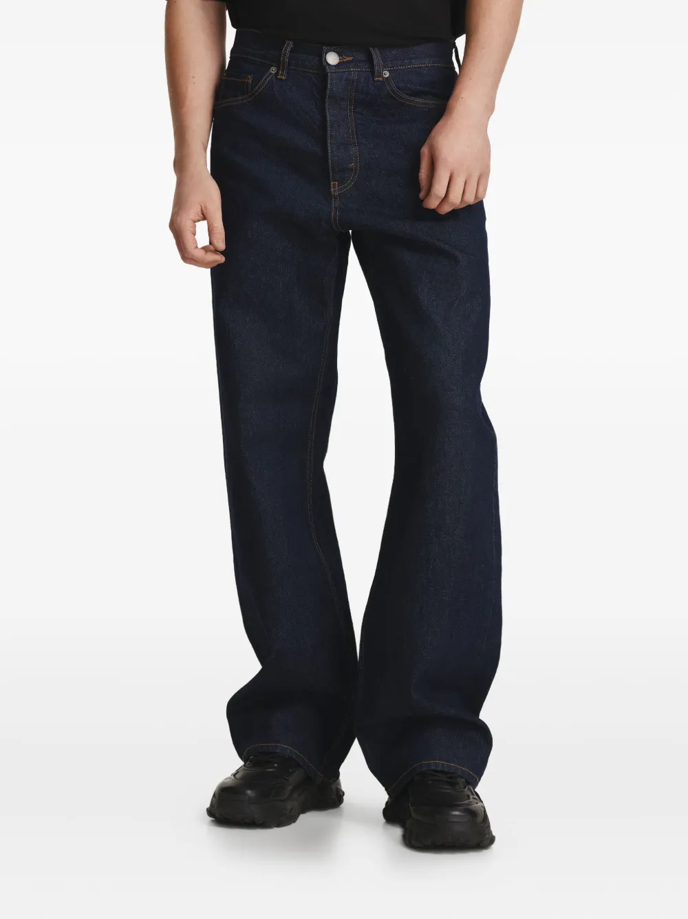 Джинсы свободного кроя (джинсы с широкими штанинами) Irina Voinea, синий
Джинсы свободного кроя (джинсы с широкими штанинами) Irina Voinea, синий