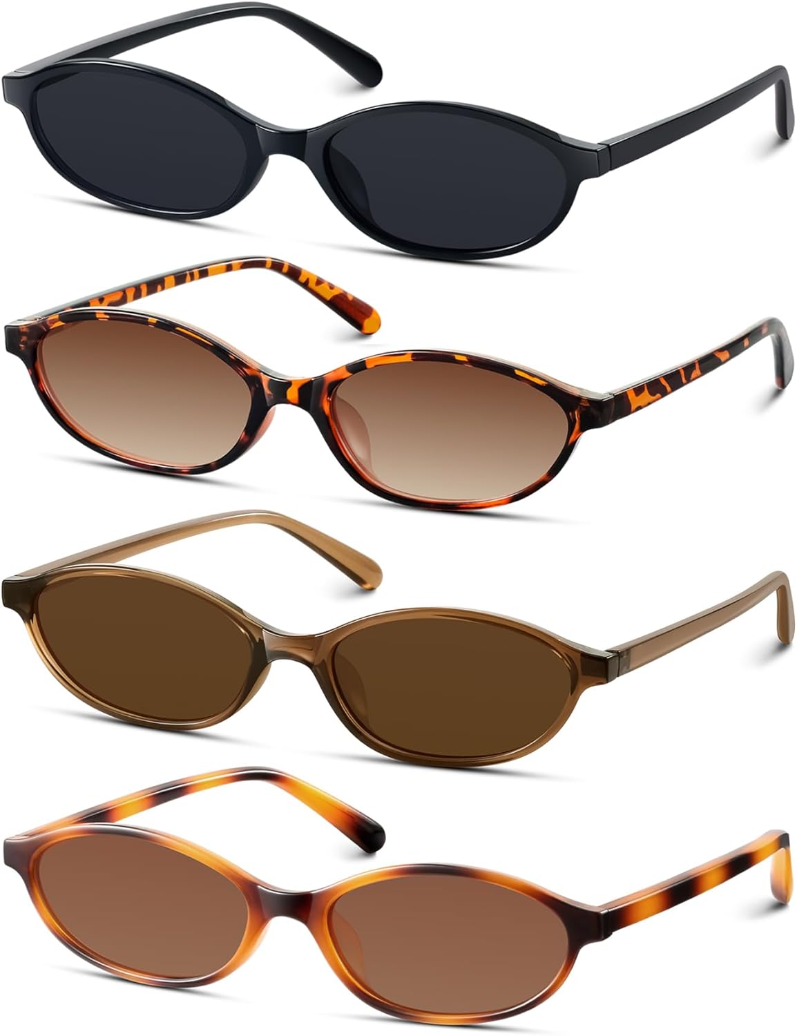 Солнцезащитные очки KUGUAOK в стиле ретро, овальные, для женщин, дизайн 90-х, маленькие «кошачий глаз», защита от УФ-излучения, модные узкие очки в стиле Y2k, Black+leopard+brown+hawksbill
Солнцезащитные очки KUGUAOK в стиле ретро, овальные, для женщин, дизайн 90-х, маленькие «кошачий глаз», защита от УФ-излучения, модные узкие очки в стиле Y2k, Black+leopard+brown+hawksbill