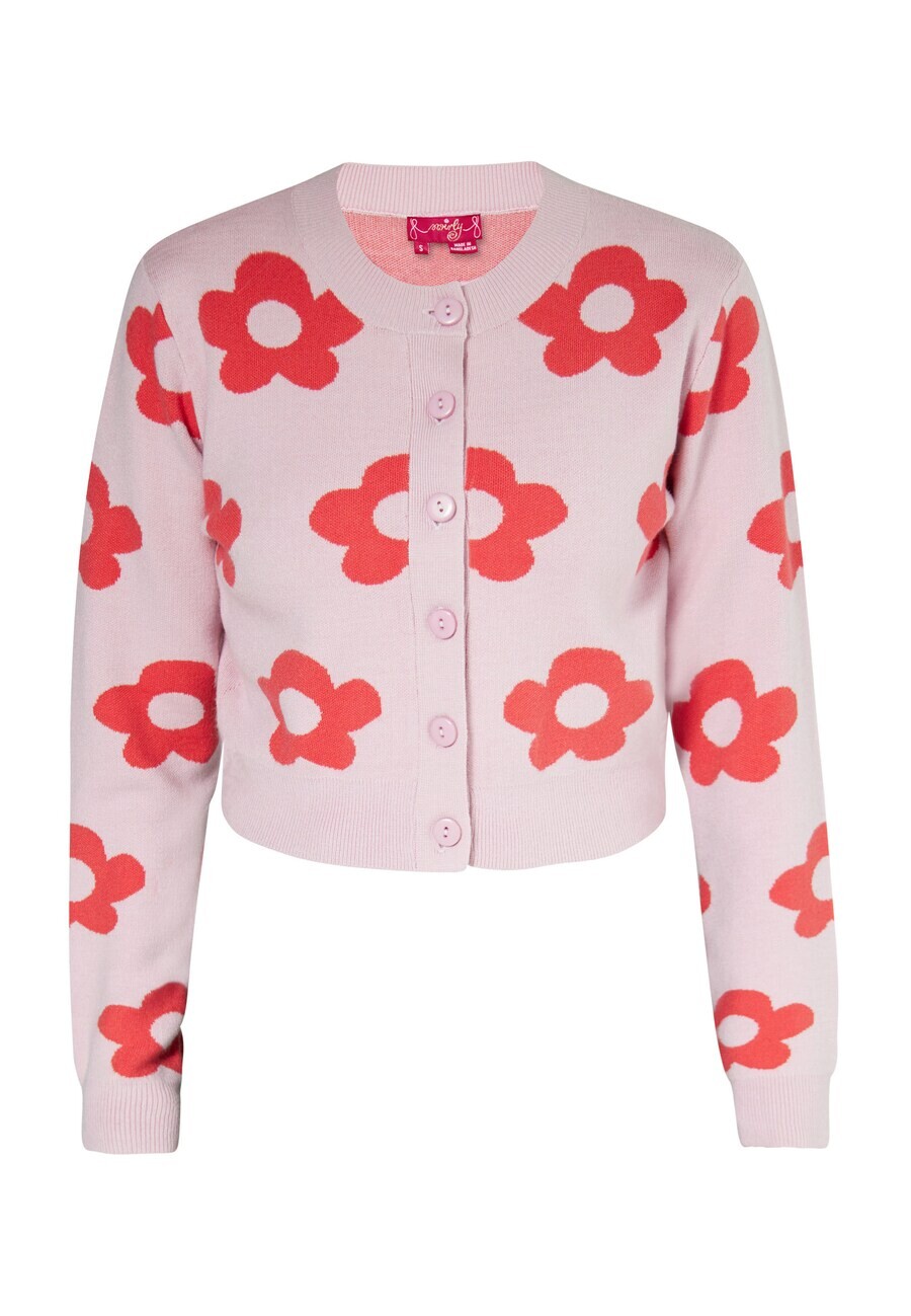 Вязаный кардиган Swirly, розовый
Вязаный кардиган Swirly, розовый