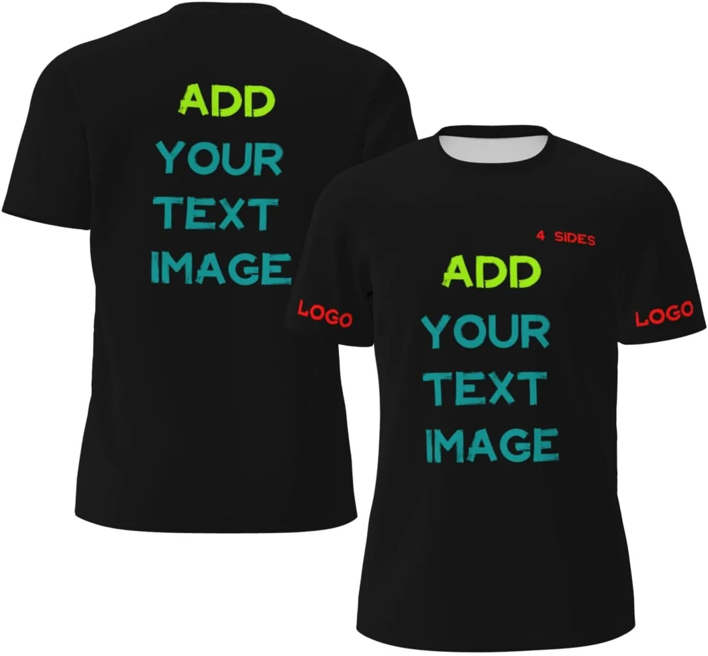 Футболка Custom с принтом на 4 сторонах
Футболка Custom с принтом на 4 сторонах