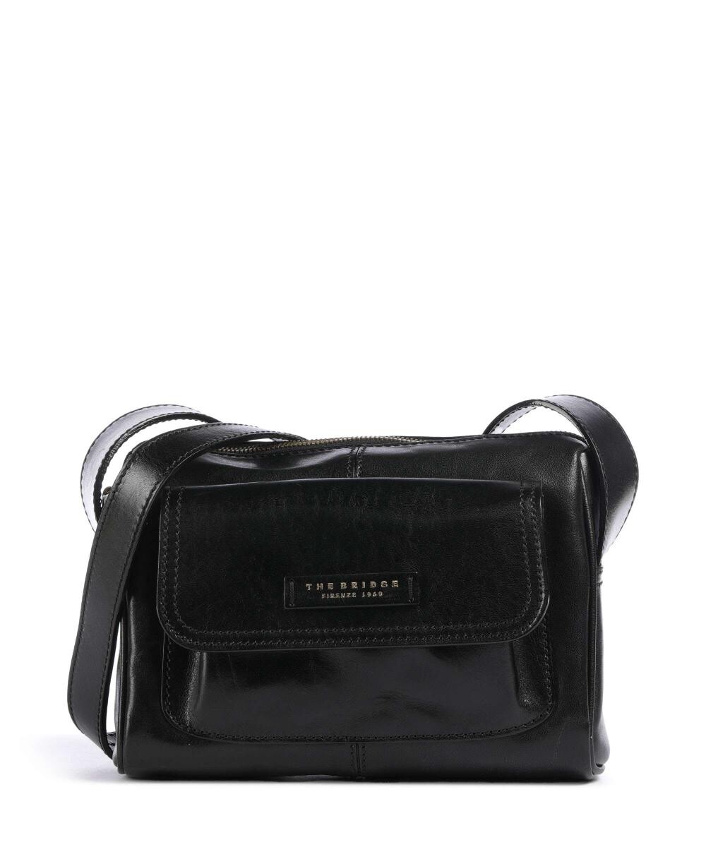 Сумка через плечо Flora из мелкозернистой яловой кожи The Bridge, черный
Сумка через плечо Flora из мелкозернистой яловой кожи The Bridge, черный