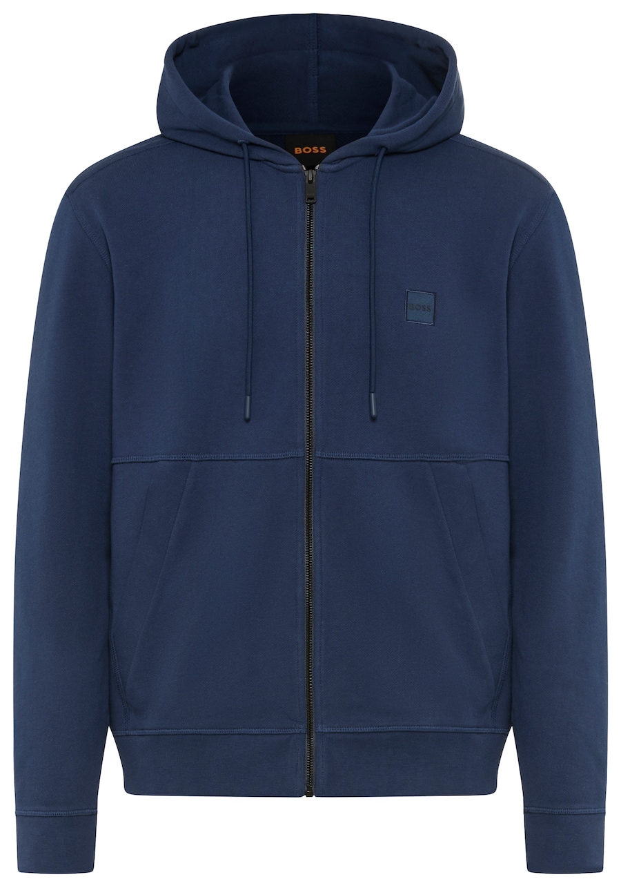 Толстовка с капюшоном на молнии BOSS Zetalky, синий
Толстовка с капюшоном на молнии BOSS Zetalky, синий