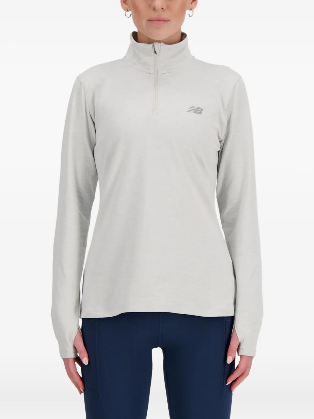 Толстовка Space Dye с воротником на молнии New Balance, серый
Толстовка Space Dye с воротником на молнии New Balance, серый