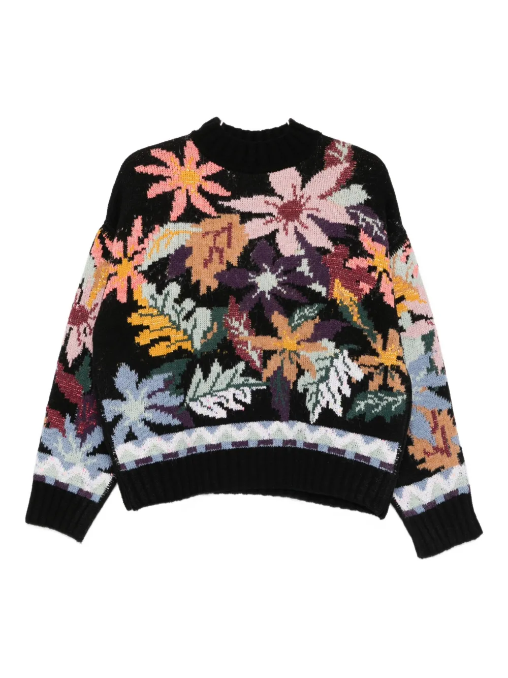 Флоральный свитер Damares Cecilia Prado, черный
Флоральный свитер Damares Cecilia Prado, черный