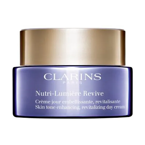 Дневной крем «Питание и сияние» Nutri Lumière Revive Clarins, 50 ml
Дневной крем «Питание и сияние» Nutri Lumière Revive Clarins, 50 ml