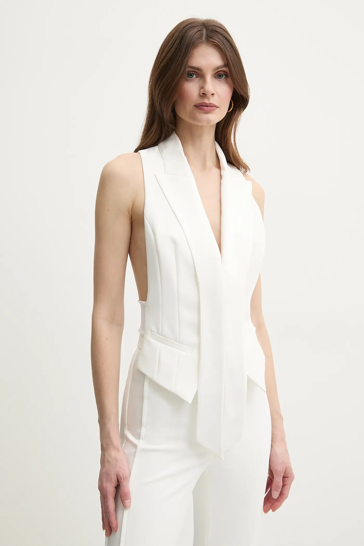 Жилет Elisabetta Franchi, бежевый
Жилет Elisabetta Franchi, бежевый