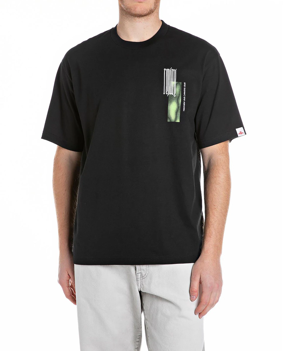 Мужская футболка с коротким рукавом и круглым вырезом Replay, черный
Мужская футболка с коротким рукавом и круглым вырезом Replay, черный