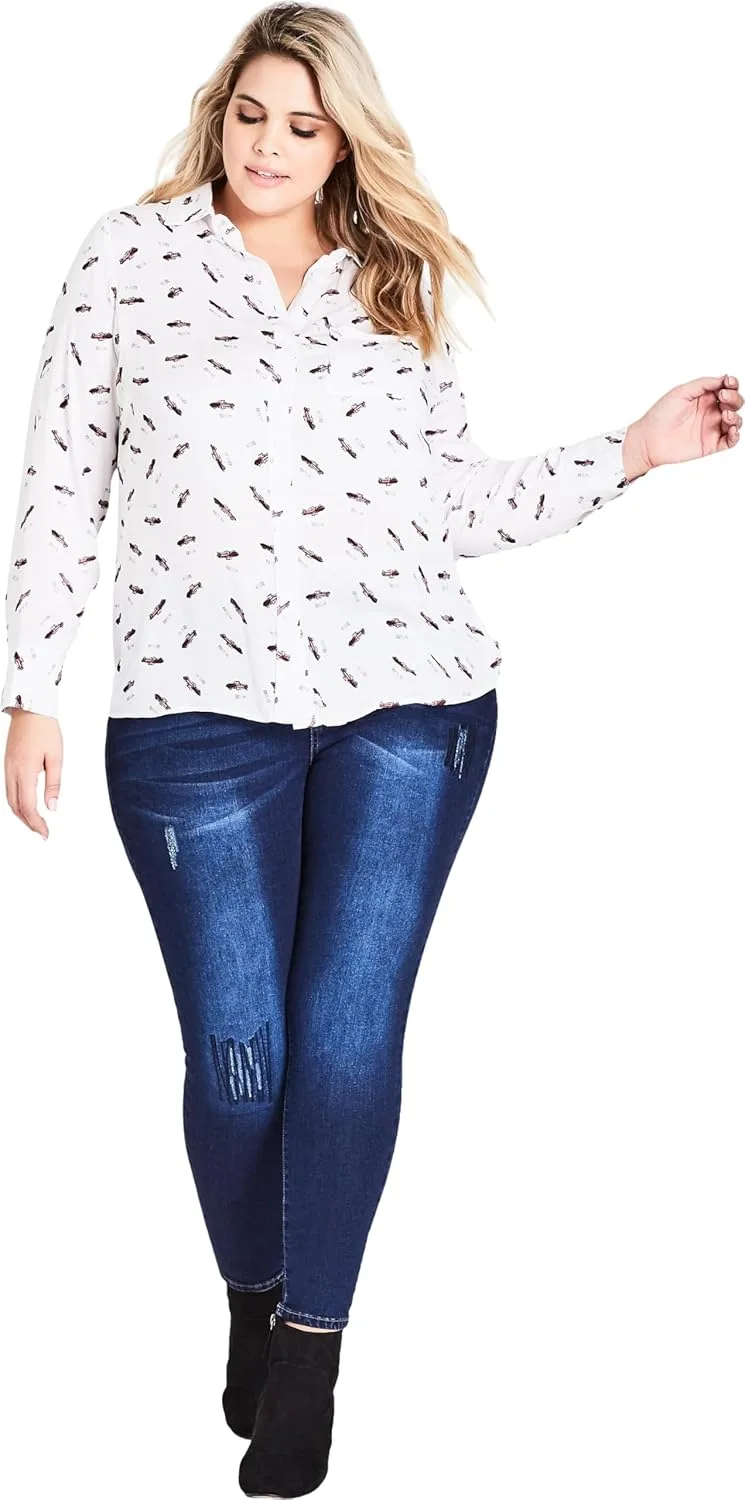 City Chic джинсы скинни с эффектом потертости
City Chic джинсы скинни с эффектом потертости