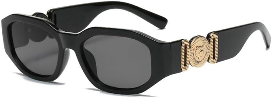 Классические модные винтажные солнцезащитные очки в маленькой квадратной оправе для мужчин и женщин, роскошные трендовые солнцезащитные очки в стиле панк, защита от ультрафиолета UV400 LXLHWN, Black
Классические модные винтажные солнцезащитные очки в маленькой квадратной оправе для мужчин и женщин, роскошные трендовые солнцезащитные очки в стиле панк, защита от ультрафиолета UV400 LXLHWN, Black