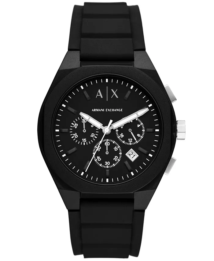 Мужские часы Sync Chronograph с черным силиконовым ремешком, 44 мм A|X Armani Exchange
Мужские часы Sync Chronograph с черным силиконовым ремешком, 44 мм A|X Armani Exchange