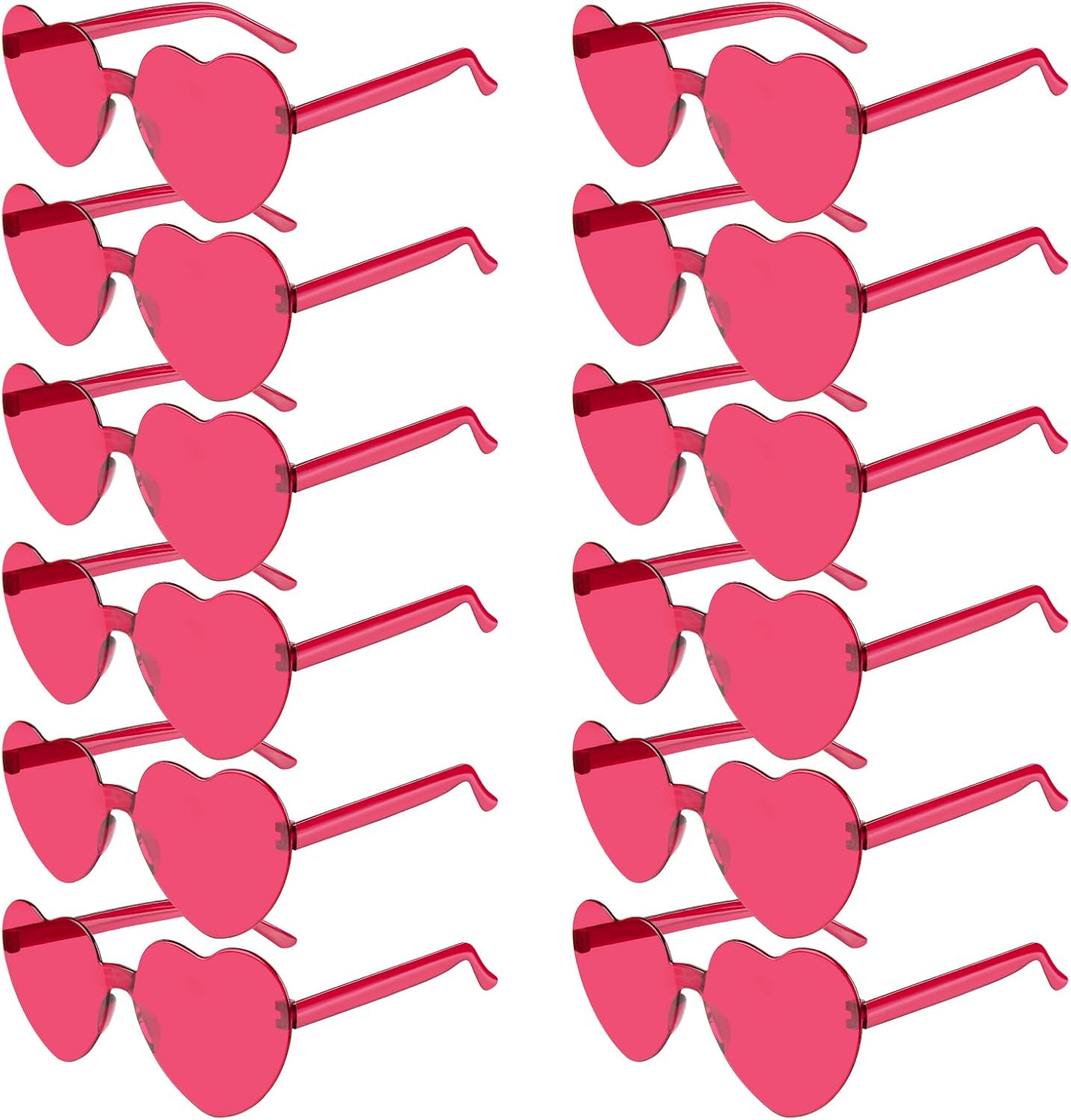 Солнцезащитные очки PLULON в форме сердца для женщин, 5/12/25 шт., очки в форме сердца, без оправы, конфетные цвета, забавные очки для вечеринки ко Дню святого Валентина, Rose Red
Солнцезащитные очки PLULON в форме сердца для женщин, 5/12/25 шт., очки в форме сердца, без оправы, конфетные цвета, забавные очки для вечеринки ко Дню святого Валентина, Rose Red