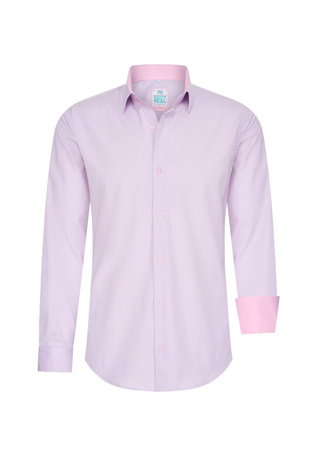 Рубашка с контрастным внутренним воротником RUSTY NEAL, фиолетовый
Рубашка с контрастным внутренним воротником RUSTY NEAL, фиолетовый