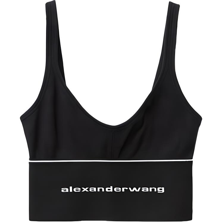 Логотип Эластичный низ Alexander Wang, черный
Логотип Эластичный низ Alexander Wang, черный
