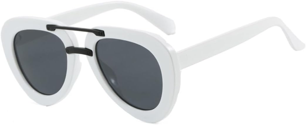 Модные классические солнцезащитные очки для женщин и мужчин, винтажные солнцезащитные очки в стиле панк, популярные очки для активного отдыха с большой оправой и защитой от УФ-излучения UV400 SZVVBKK, White Black
Модные классические солнцезащитные очки для женщин и мужчин, винтажные солнцезащитные очки в стиле панк, популярные очки для активного отдыха с большой оправой и защитой от УФ-излучения UV400 SZVVBKK, White Black