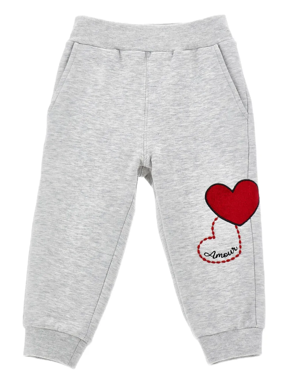 Брюки с заплатками в виде сердца Monnalisa, серый
Брюки с заплатками в виде сердца Monnalisa, серый