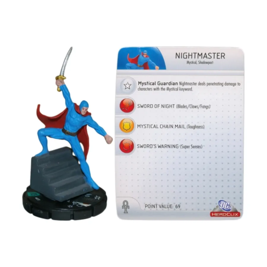 Ночной Мастер #022 (U), DC HeroClix - 75th Anniversary - Singles
Ночной Мастер #022 (U), DC HeroClix - 75th Anniversary - Singles