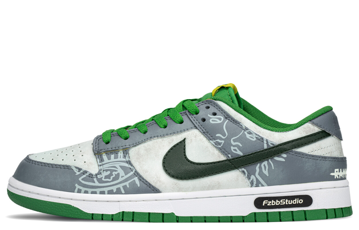 Кроссовки для скейтбординга Dunk мужские с низким верхом белый/зеленый Nike
Кроссовки для скейтбординга Dunk мужские с низким верхом белый/зеленый Nike