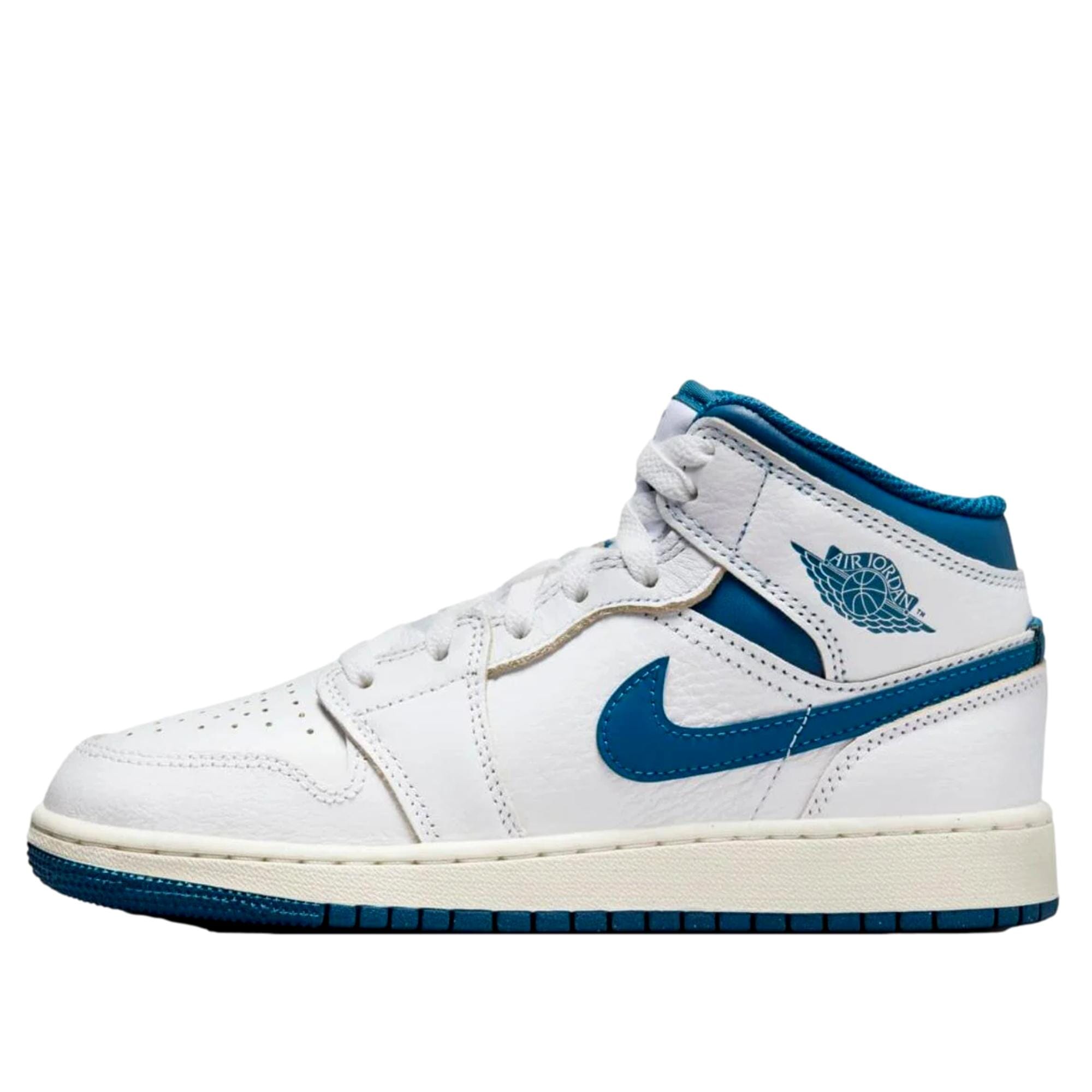 Nike Air Jordan 1 Mid SE White/Industrial Blue - Sail FN7432-141 для школьников
Nike Air Jordan 1 Mid SE White/Industrial Blue - Sail FN7432-141 для школьников