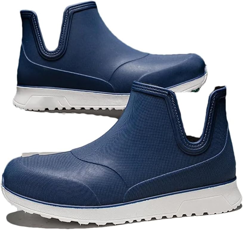 Мужские резиновые сапоги Wjnvfioo, модные ботинки до щиколотки с круглым носком, нескользящие дождевые туфли на липучке, мужские рыбацкие сапоги, белый
Мужские резиновые сапоги Wjnvfioo, модные ботинки до щиколотки с круглым носком, нескользящие дождевые туфли на липучке, мужские рыбацкие сапоги, белый