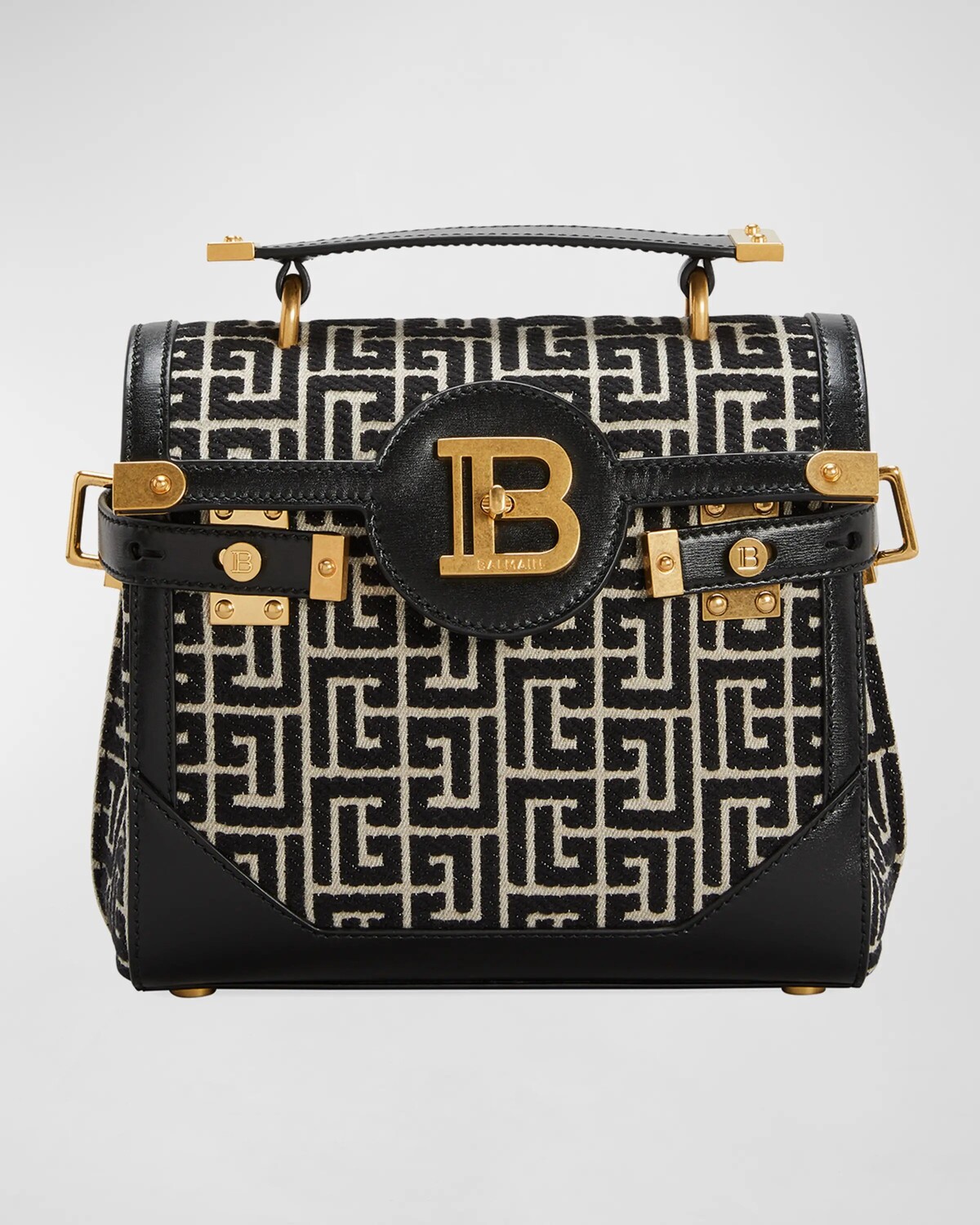 Сумка BBUzz 23 с верхней ручкой из жаккарда Monogram Balmain, цвет Ivoire/Noir
Сумка BBUzz 23 с верхней ручкой из жаккарда Monogram Balmain, цвет Ivoire/Noir