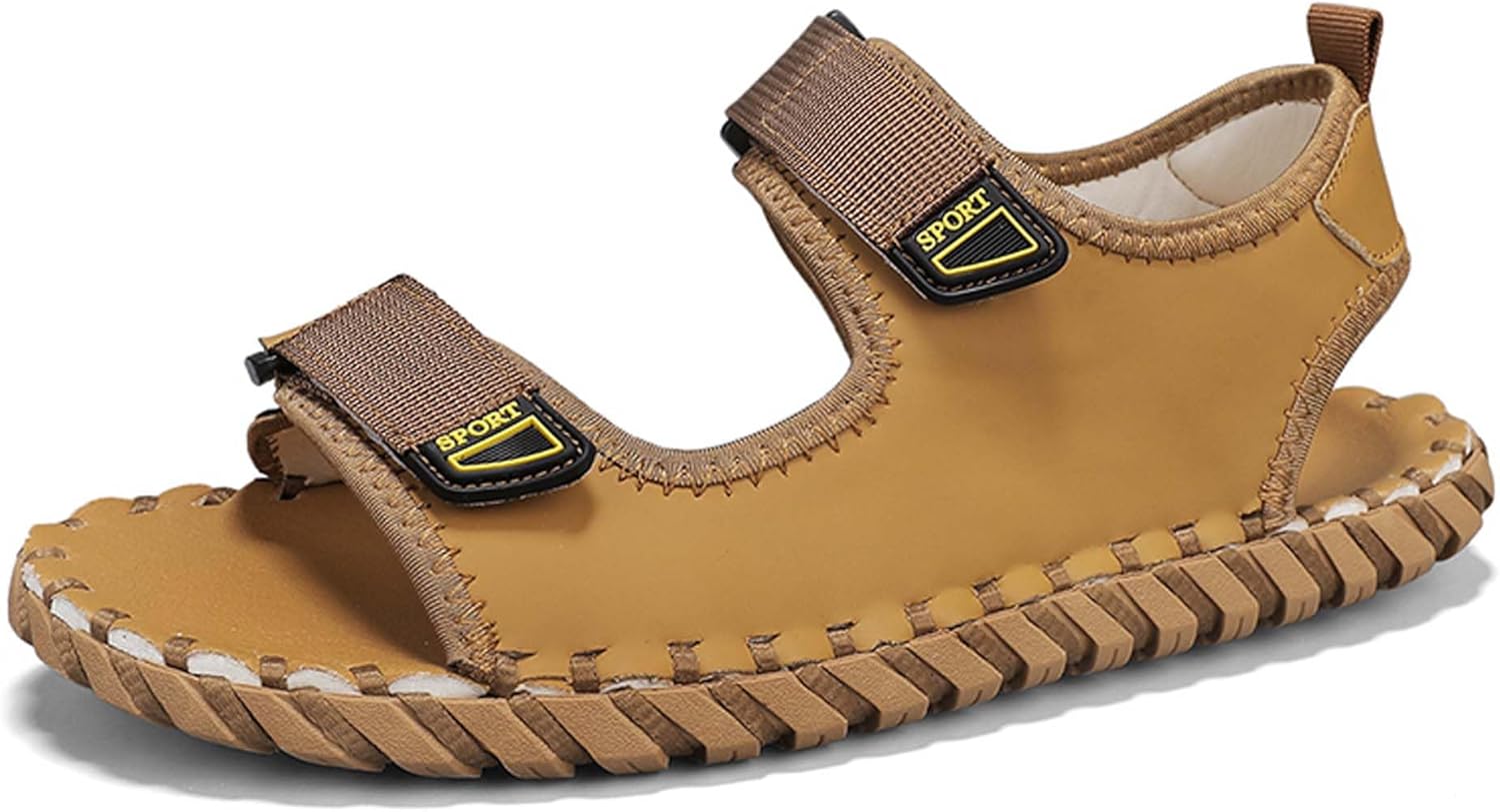 Мужские спортивные сандалии UANGLI с открытым носком, пляжные сандалии для мужчин, водные туфли, летние нескользящие легкие походные повседневные сандалии, дышащие, удобные и повседневные, коричневый
Мужские спортивные сандалии UANGLI с открытым носком, пляжные сандалии для мужчин, водные туфли, летние нескользящие легкие походные повседневные сандалии, дышащие, удобные и повседневные, коричневый