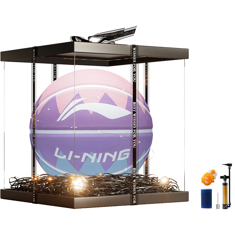 LINING Резиновый баскетбольный мяч pink purple размер 7 тренировочный unisex
LINING Резиновый баскетбольный мяч pink purple размер 7 тренировочный unisex