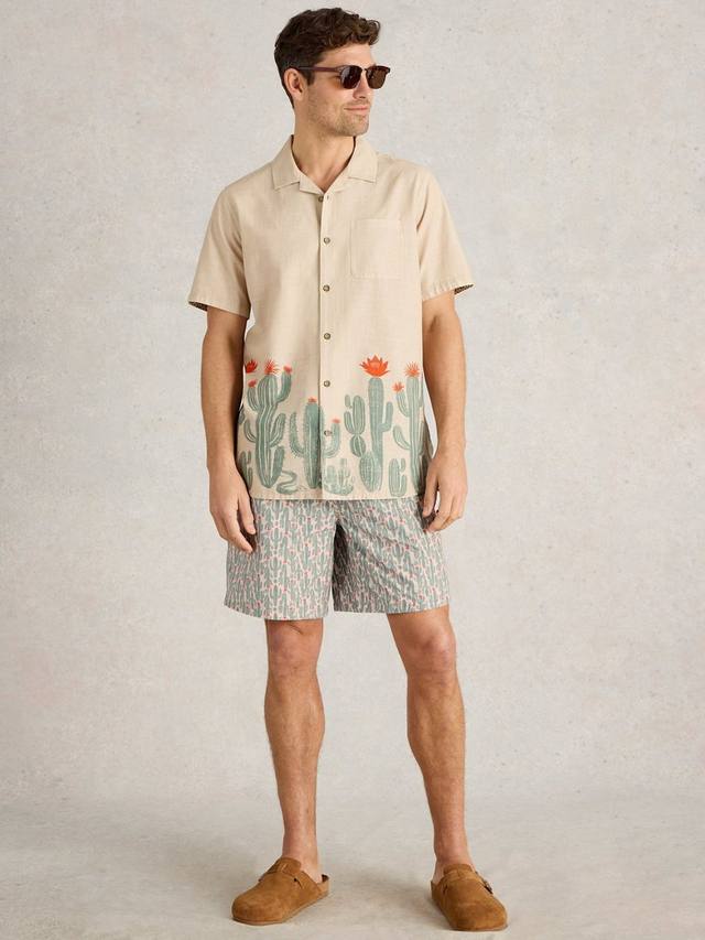 Шорты для плавания с принтом кактуса White Stuff
Шорты для плавания с принтом кактуса White Stuff