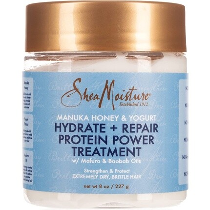 Shea Moisture Manuka Honey and Yogurt Hydrate Plus Repair Protein Power Treatment 8 унций, Синий, Shea Moisture Manuka Honey and Yogurt Hydrate Plus Repair Protein Power Treatment 8 унций
Shea Moisture Manuka Honey and Yogurt Hydrate Plus Repair Protein Power Treatment 8 унций, Синий, Shea Moisture Manuka Honey and Yogurt Hydrate Plus Repair Protein Power Treatment 8 унций