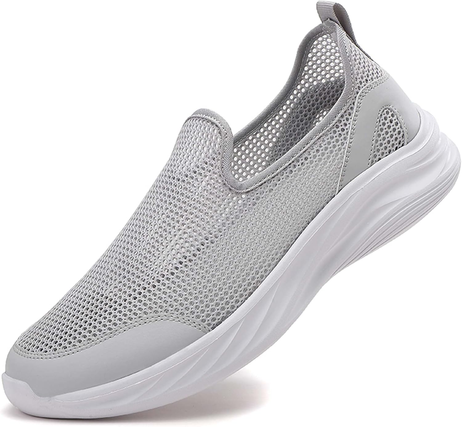 Мужские сетчатые повседневные кроссовки с противоскользящей подошвой, легкие для ходьбы, дышащие, с вырезами, для активного отдыха на улице, быстросохнущие пляжные сандалии Generic, серый
Мужские сетчатые повседневные кроссовки с противоскользящей подошвой, легкие для ходьбы, дышащие, с вырезами, для активного отдыха на улице, быстросохнущие пляжные сандалии Generic, серый