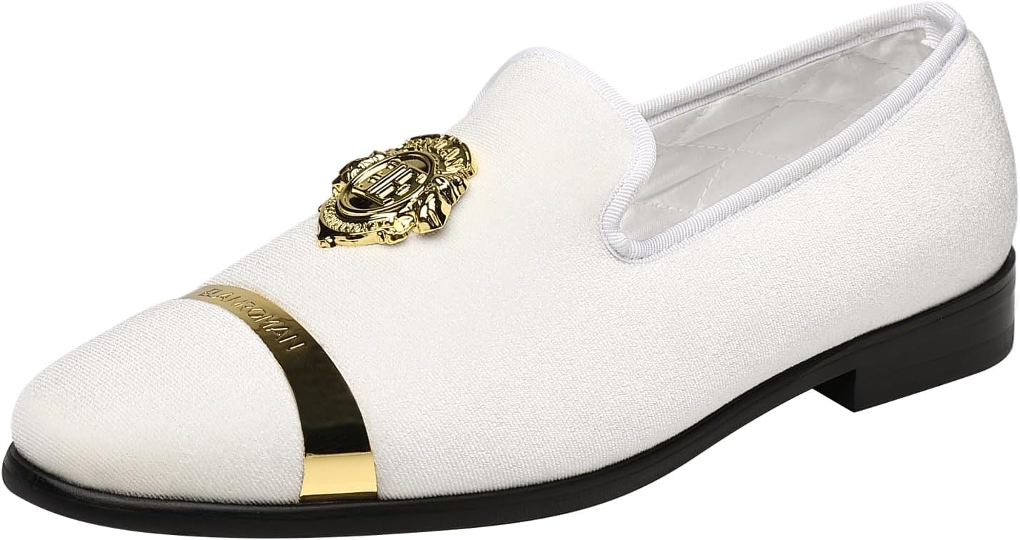 Мужские бархатные лоферы ELANROMAN для вечеринок, свадеб, выпускных и модных мероприятий, белый
Мужские бархатные лоферы ELANROMAN для вечеринок, свадеб, выпускных и модных мероприятий, белый