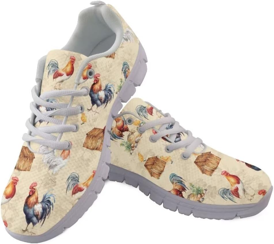 Кроссовки Jeiento для женщин и мужчин, этнический стиль, сетчатые беговые кроссовки, спортивные кроссовки для тренировок, шнуровка, теннисные кроссовки, противоскользящие спортивные кроссовки для зала, Farm Rooster Chicken
Кроссовки Jeiento для женщин и мужчин, этнический стиль, сетчатые беговые кроссовки, спортивные кроссовки для тренировок, шнуровка, теннисные кроссовки, противоскользящие спортивные кроссовки для зала, Farm Rooster Chicken