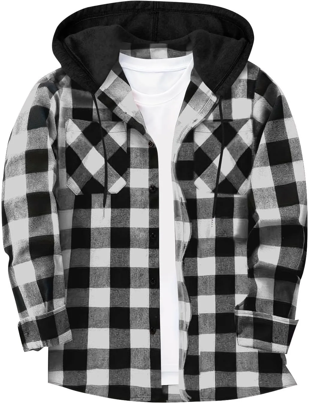Мужская толстовка-рубашка с кнопками, тартан, легкая
Мужская толстовка-рубашка с кнопками, тартан, легкая