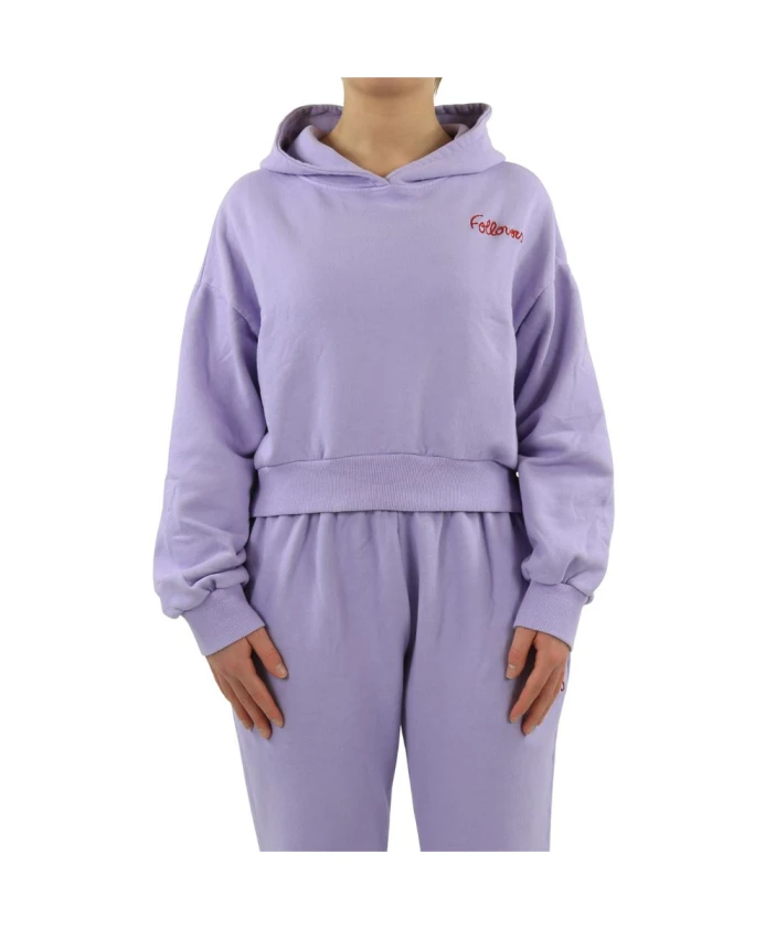 Короткая толстовка с капюшоном Follovers, фиолетовый
Короткая толстовка с капюшоном Follovers, фиолетовый