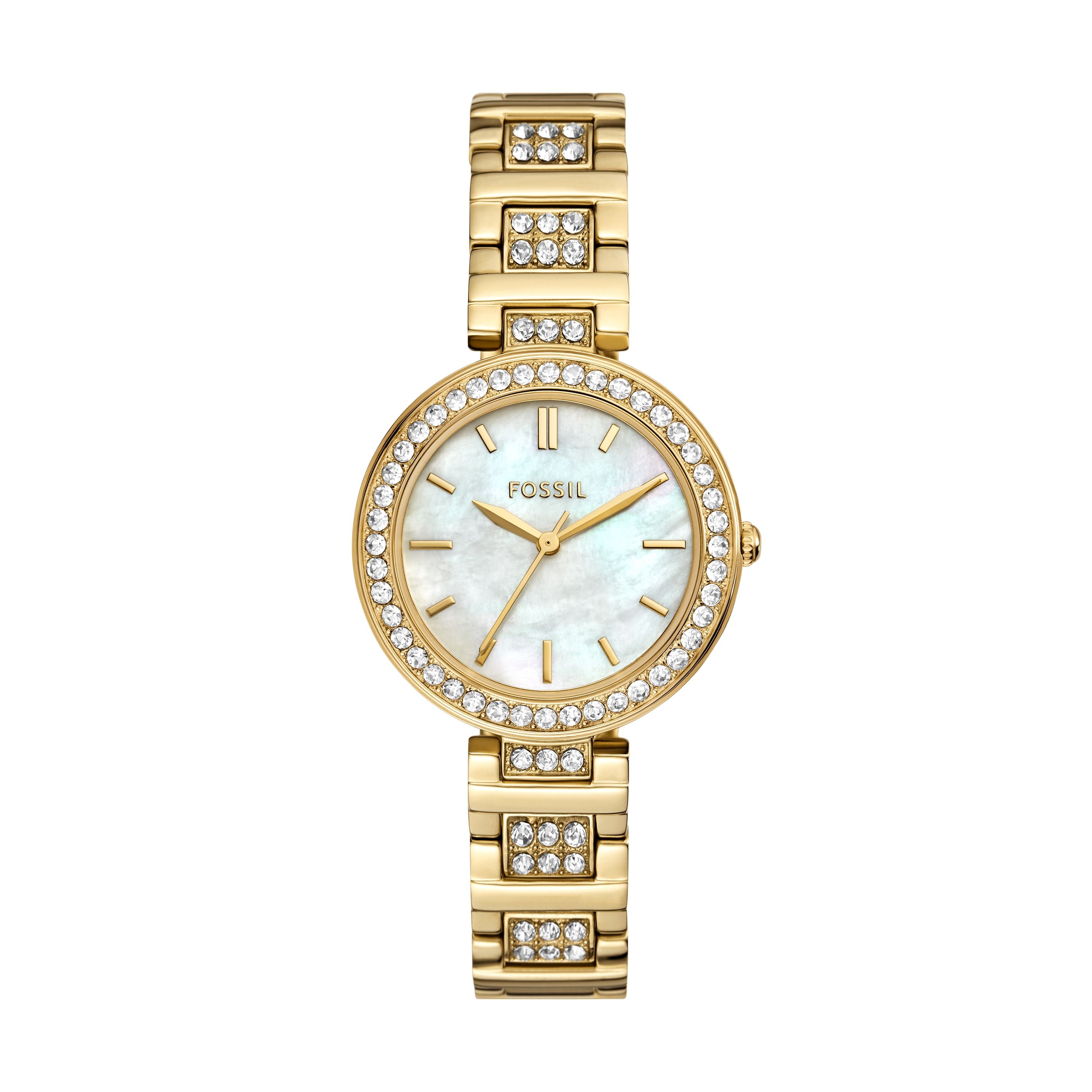 Женские часы Fossil Karli с тремя стрелками, из нержавеющей стали золотистого оттенка, золотой
Женские часы Fossil Karli с тремя стрелками, из нержавеющей стали золотистого оттенка, золотой