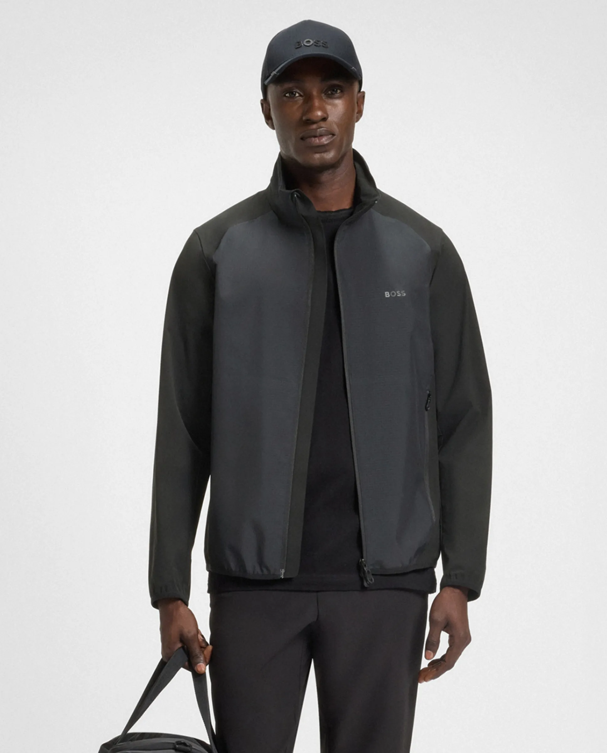 Мужская куртка из технической ткани больших размеров Boss, черный
Мужская куртка из технической ткани больших размеров Boss, черный