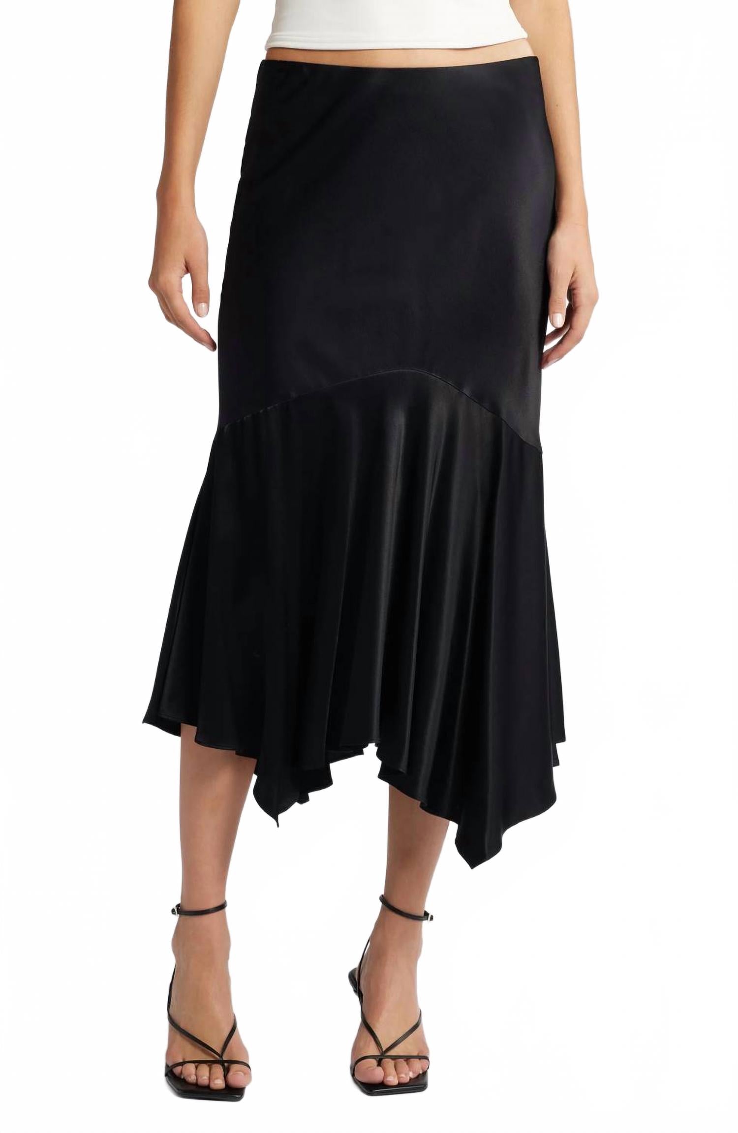 Эдвина Атласный креповый юбка в черном Rails
Эдвина Атласный креповый юбка в черном Rails