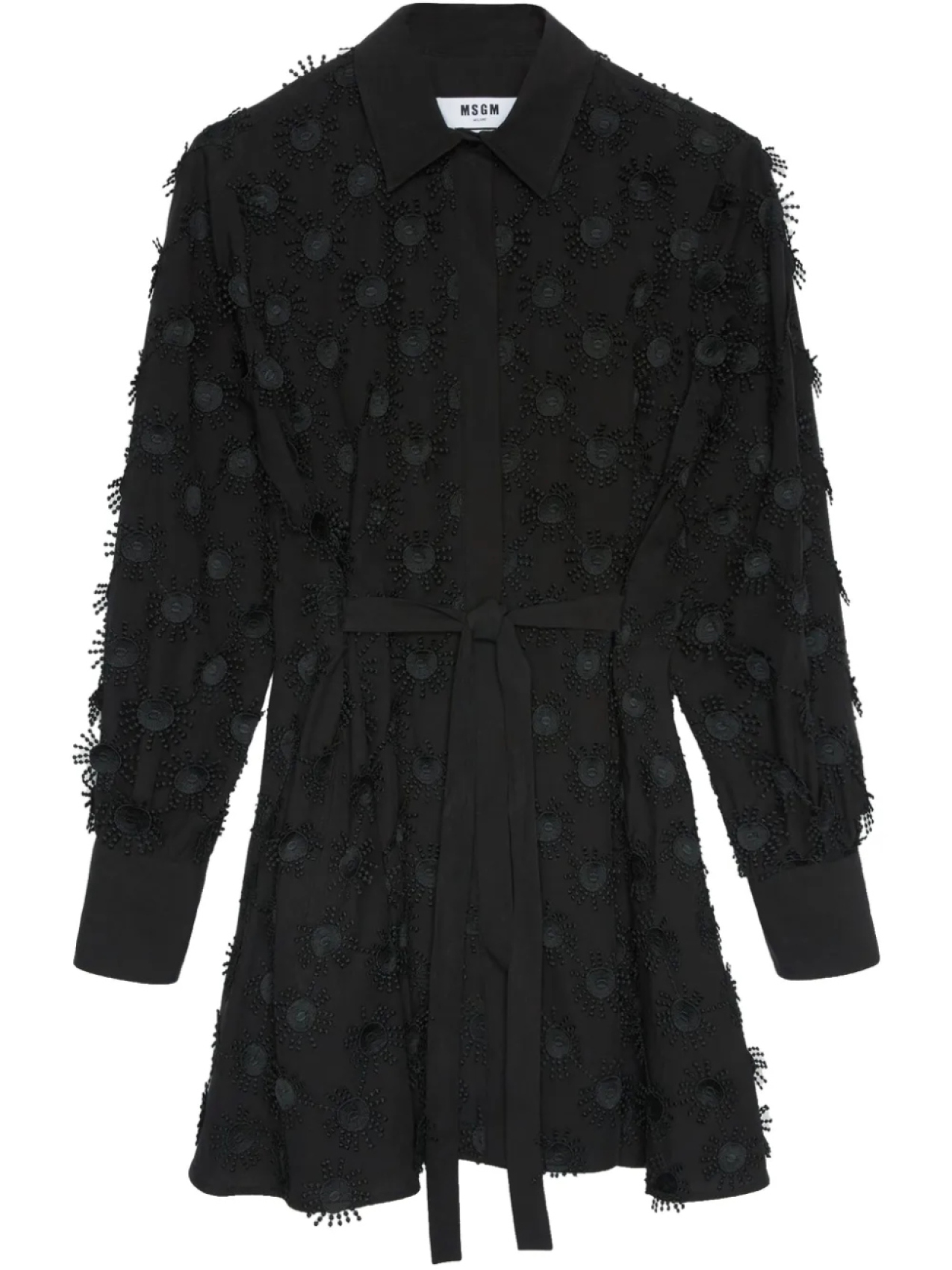 MSGM платье-рубашка с завязками, черный
MSGM платье-рубашка с завязками, черный