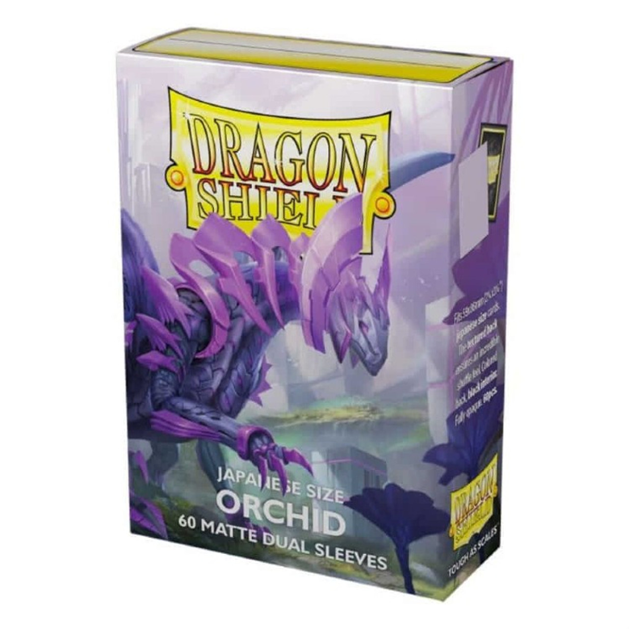Аксессуары Dragon Shield: Orchid - Japanese Size, Matte Dual Card Sleeves (60ct)
Аксессуары Dragon Shield: Orchid - Japanese Size, Matte Dual Card Sleeves (60ct)