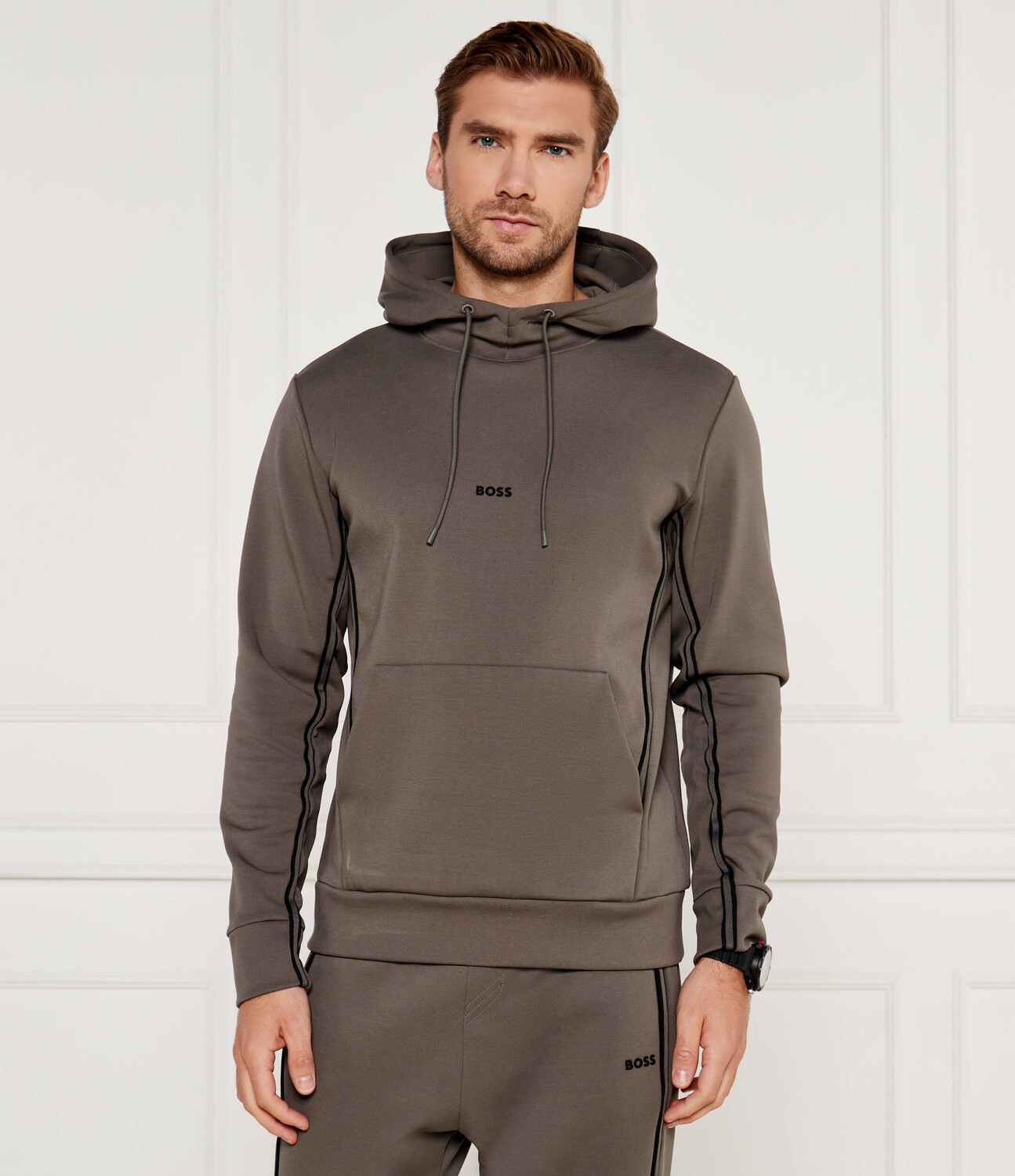 Толстовка BOSS GREEN Soody 1 Regular Fit, серый 
Толстовка BOSS GREEN Soody 1 Regular Fit, серый