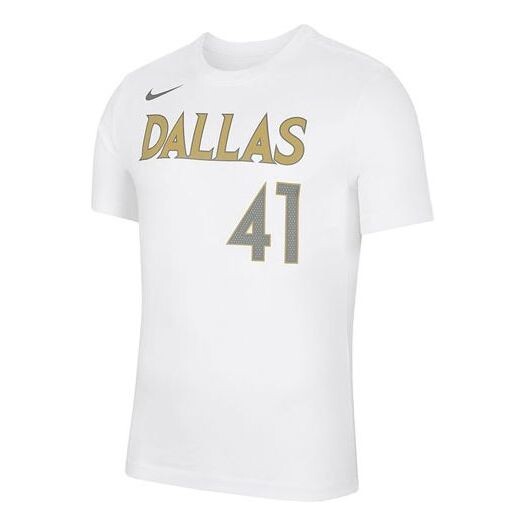 Футболка баскетбольные спортивные короткие рукава dallas mavericks 41 Nike, белый
Футболка баскетбольные спортивные короткие рукава dallas mavericks 41 Nike, белый
