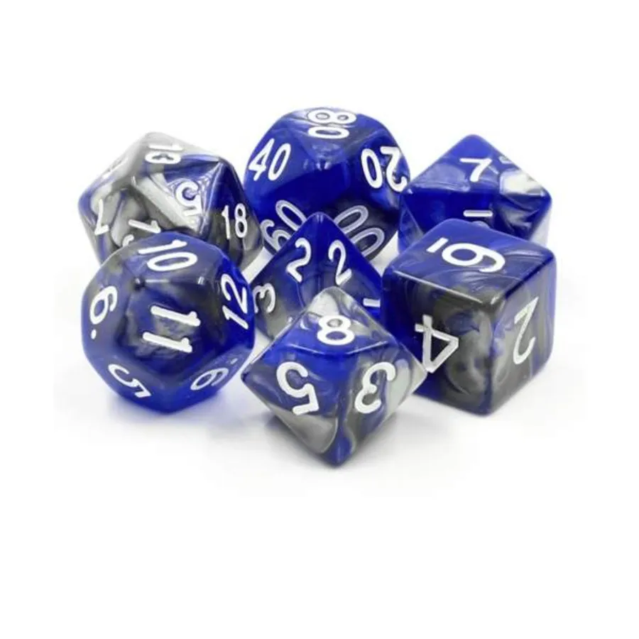 Поликомплект — холодное железо с белым (7), Dice Sets - Resin/Acrylic - Blue, Green, & Purple (Foam Brain Games)
Поликомплект — холодное железо с белым (7), Dice Sets - Resin/Acrylic - Blue, Green, & Purple (Foam Brain Games)