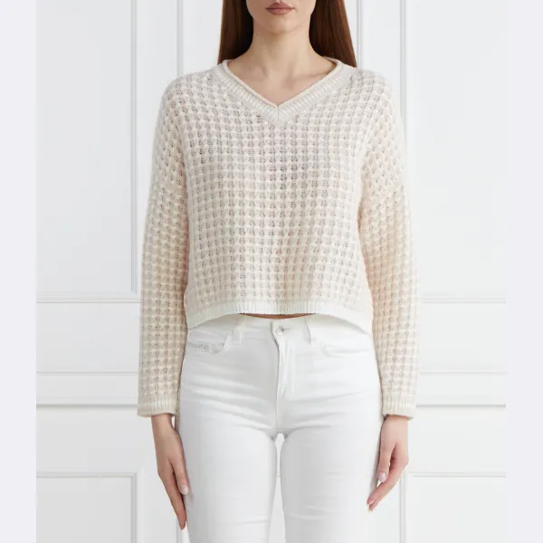 Свитер обычного кроя с добавлением шерсти Marc Cain, бежевый
Свитер обычного кроя с добавлением шерсти Marc Cain, бежевый