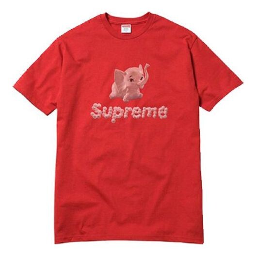 Футболка ss17 elephant tee red small printing short sleeve Supreme, красный
Футболка ss17 elephant tee red small printing short sleeve Supreme, красный