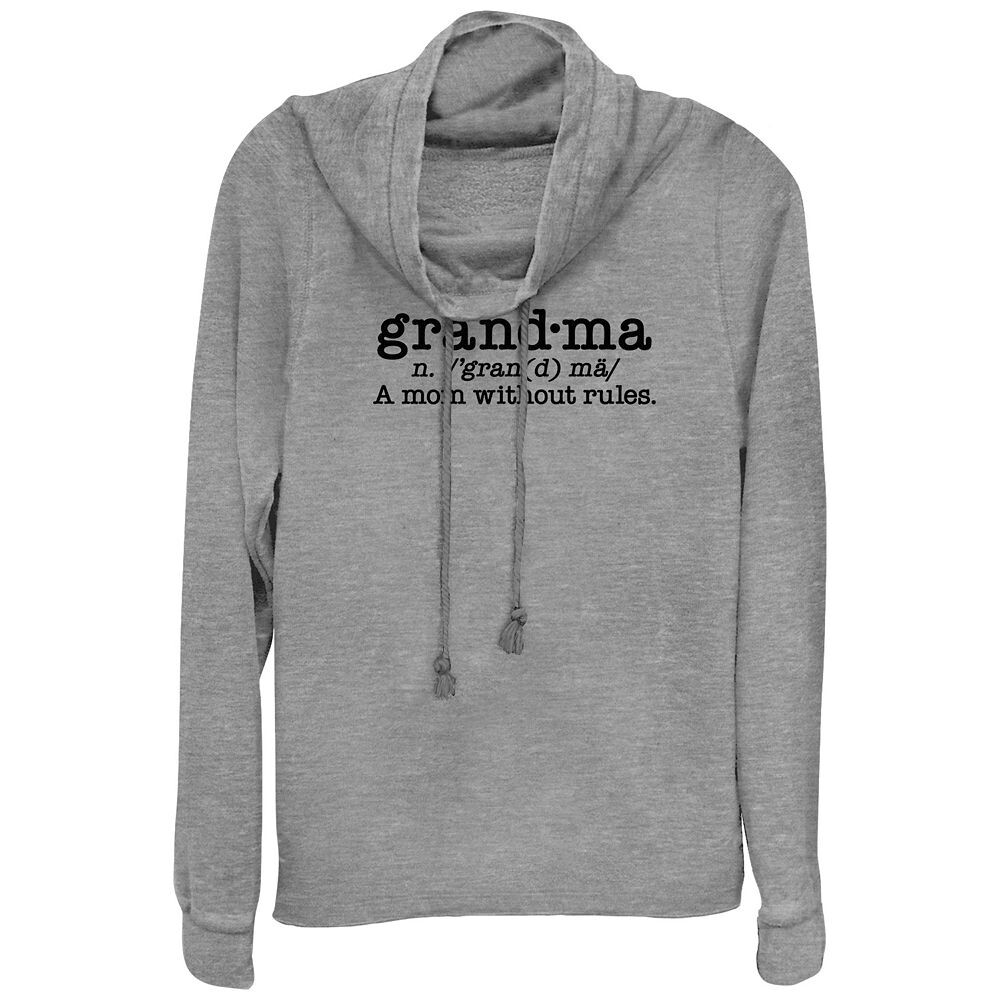 Женские модели Plus Grandma Definition с воротником-хомутом и графикой, легкий вес, с длинным рукавом, цвет Gray Heather
Женские модели Plus Grandma Definition с воротником-хомутом и графикой, легкий вес, с длинным рукавом, цвет Gray Heather