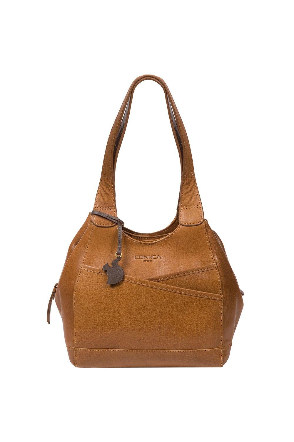 Кожаная сумочка "Джульетта" Conkca London, коричневый
Кожаная сумочка "Джульетта" Conkca London, коричневый