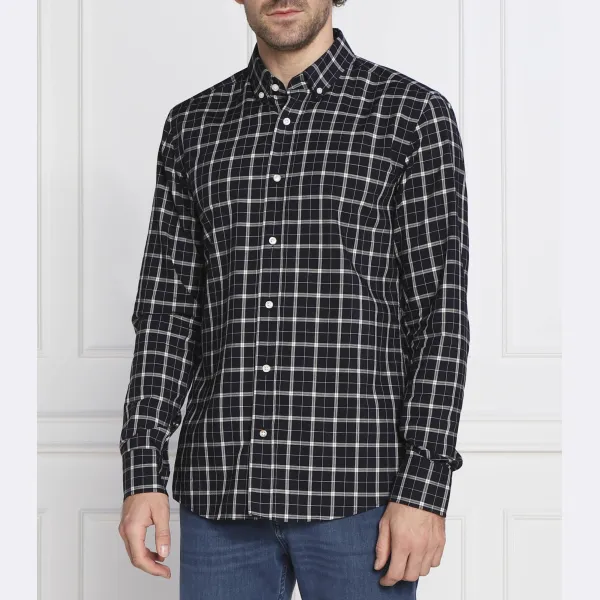 Рубашка стандартного кроя с добавлением шерсти Boss, синий
Рубашка стандартного кроя с добавлением шерсти Boss, синий