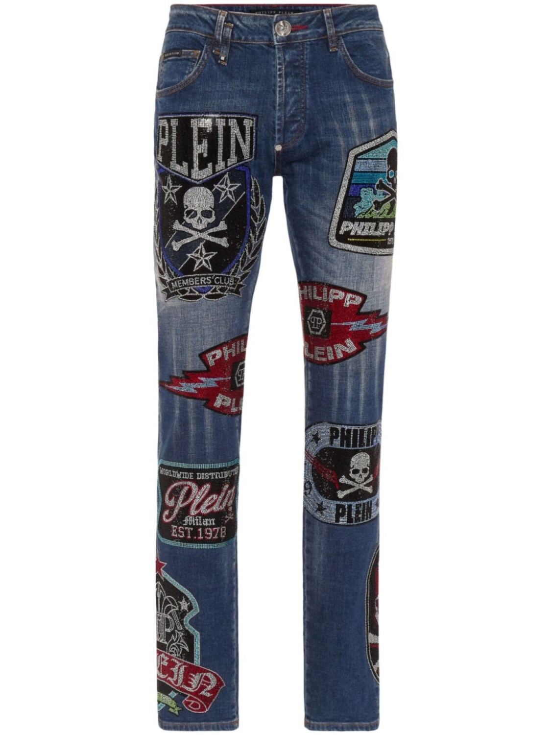 Прямые джинсы Patches Strass Philipp Plein, синий
Прямые джинсы Patches Strass Philipp Plein, синий