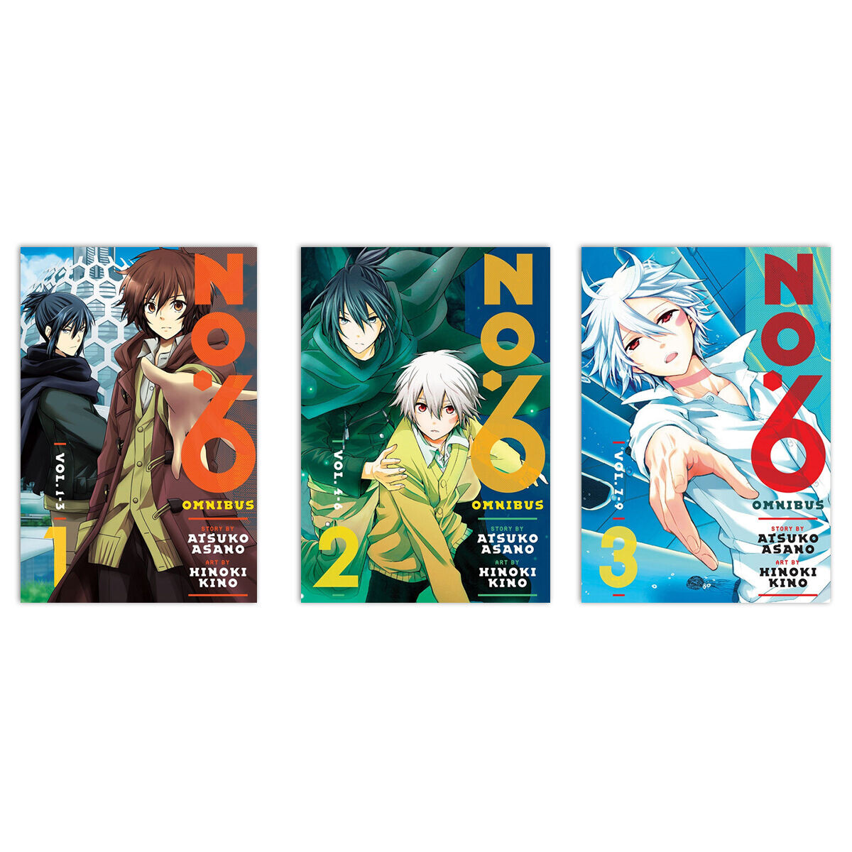 Манга No. 6 Manga Omnibus (1-3) Bundle
Манга No. 6 Manga Omnibus (1-3) Bundle